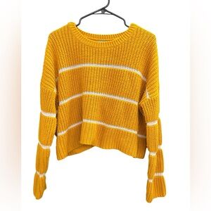Yellow Striped Sweater